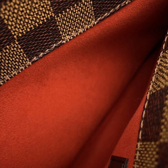 LOUIS VUITTON Aubagne Damier Ebene Canvas Red - Picture 8 of 10